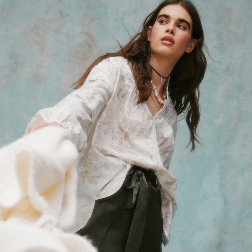 UO Urban Outfitters Laura Ashley Collection Top Shirt Blouse